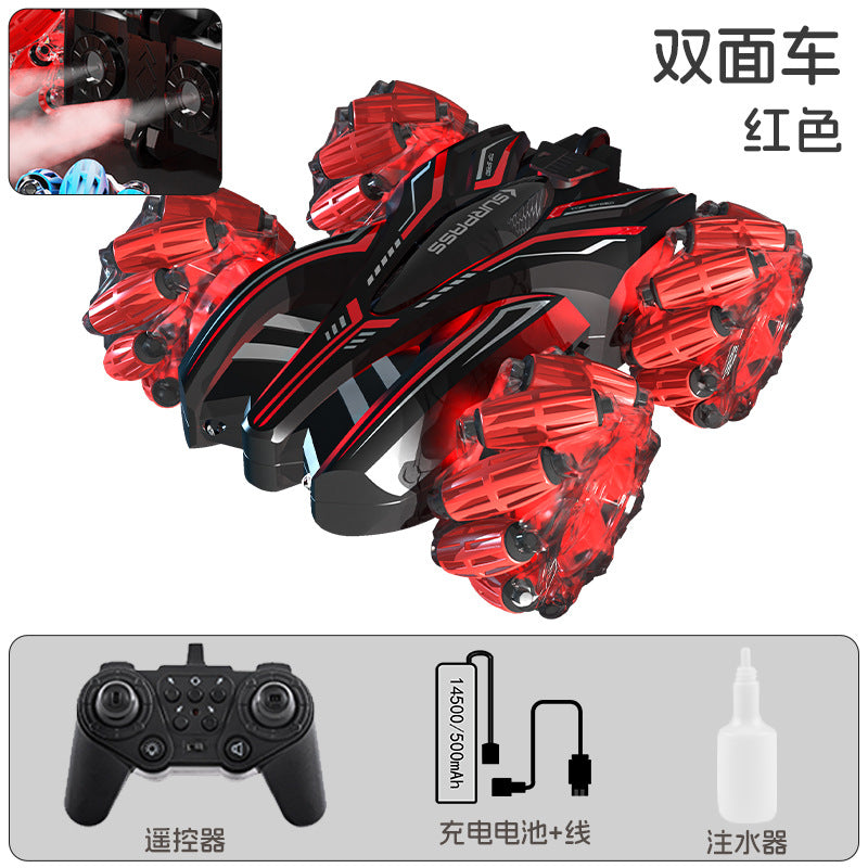 Double-Sided Stunt Drift Light Remote Control Car, Children's 4WD Off-Road Vehicle, 2.4G Remote Control Electric Stunt Toy