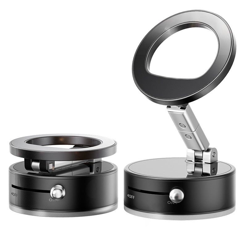 Vacuum magnetic suction stand multi-angle 360 rotation folding car navigation stand desktop phone stand multifunctional