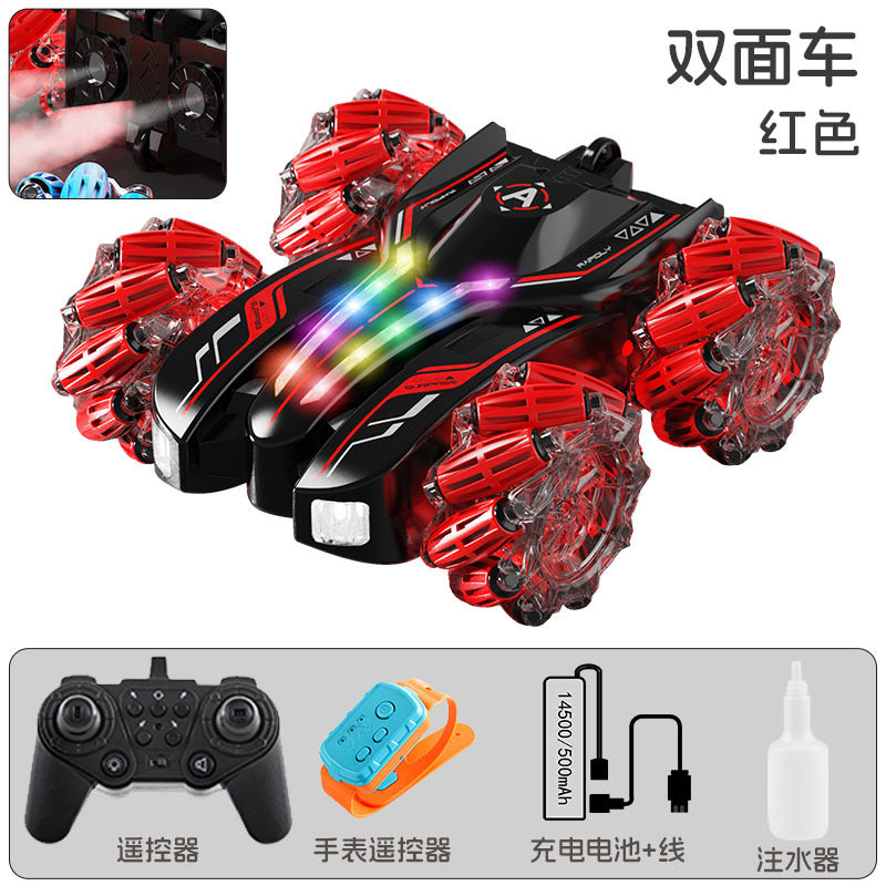 Double-Sided Stunt Drift Light Remote Control Car, Children's 4WD Off-Road Vehicle, 2.4G Remote Control Electric Stunt Toy