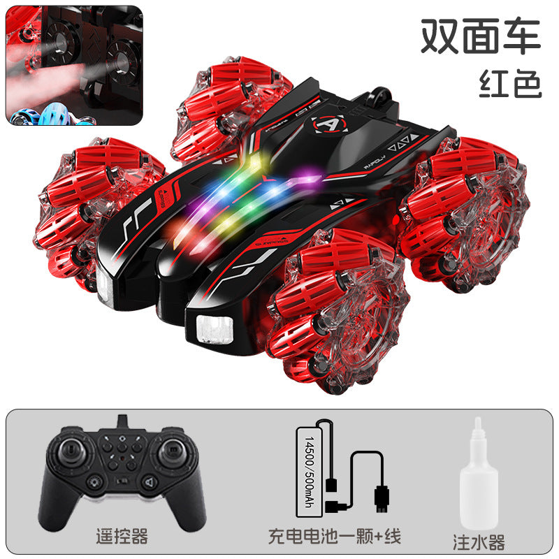Double-Sided Stunt Drift Light Remote Control Car, Children's 4WD Off-Road Vehicle, 2.4G Remote Control Electric Stunt Toy
