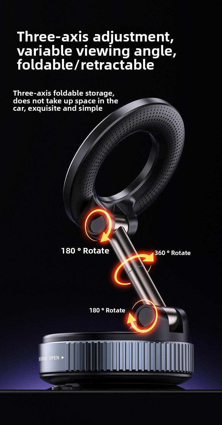 Car phone holder, car console navigation multifunctional vacuum suction phone holder