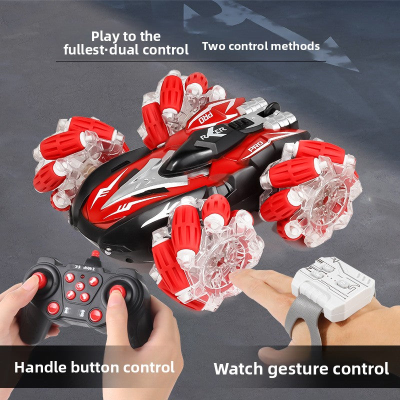 Double-Sided Stunt Drift Light Remote Control Car, Children's 4WD Off-Road Vehicle, 2.4G Remote Control Electric Stunt Toy