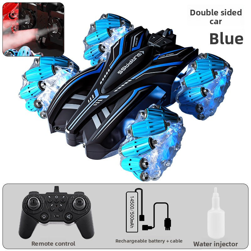 Double-Sided Stunt Drift Light Remote Control Car, Children's 4WD Off-Road Vehicle, 2.4G Remote Control Electric Stunt Toy