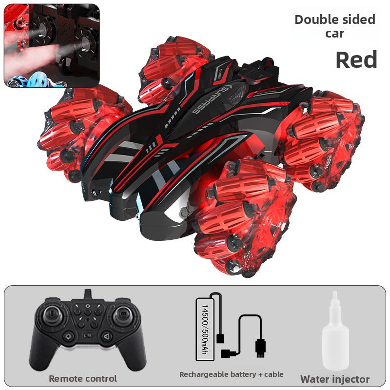 Double-Sided Stunt Drift Light Remote Control Car, Children's 4WD Off-Road Vehicle, 2.4G Remote Control Electric Stunt Toy