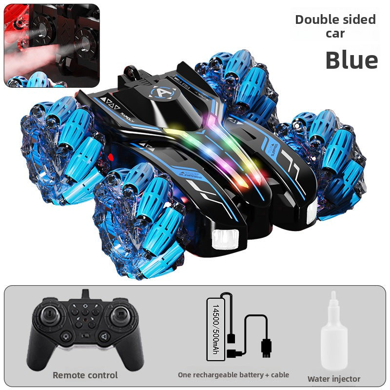 Double-Sided Stunt Drift Light Remote Control Car, Children's 4WD Off-Road Vehicle, 2.4G Remote Control Electric Stunt Toy