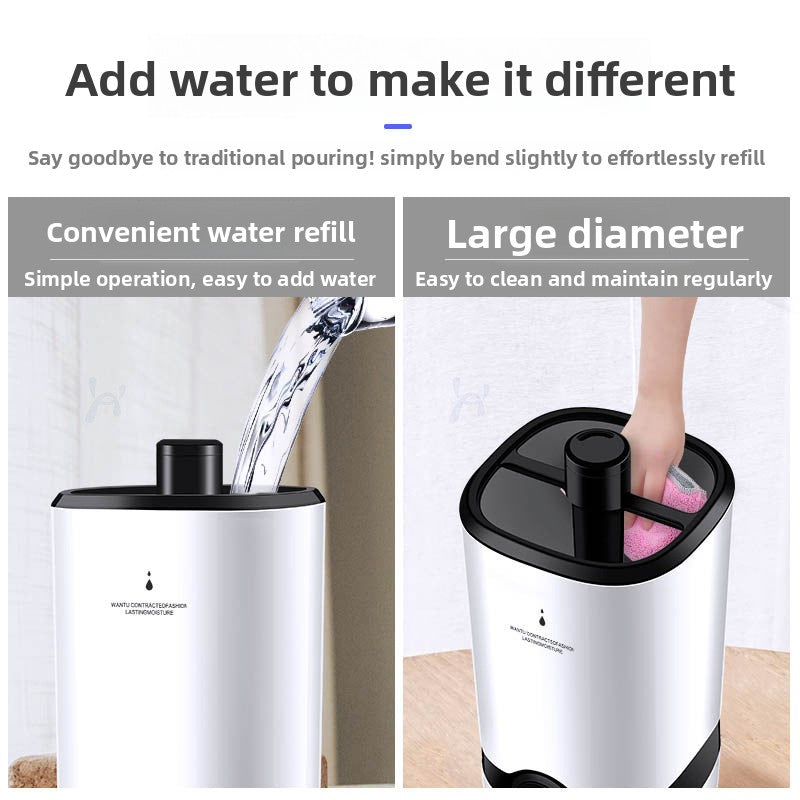 Top-fill air humidifier, 4-liter desktop humidifier for home use, quiet for bedrooms, air-conditioned rooms, and office aroma diffuser