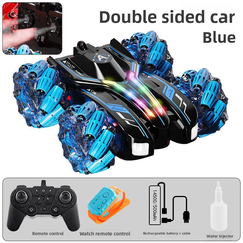 Double-Sided Stunt Drift Light Remote Control Car, Children's 4WD Off-Road Vehicle, 2.4G Remote Control Electric Stunt Toy