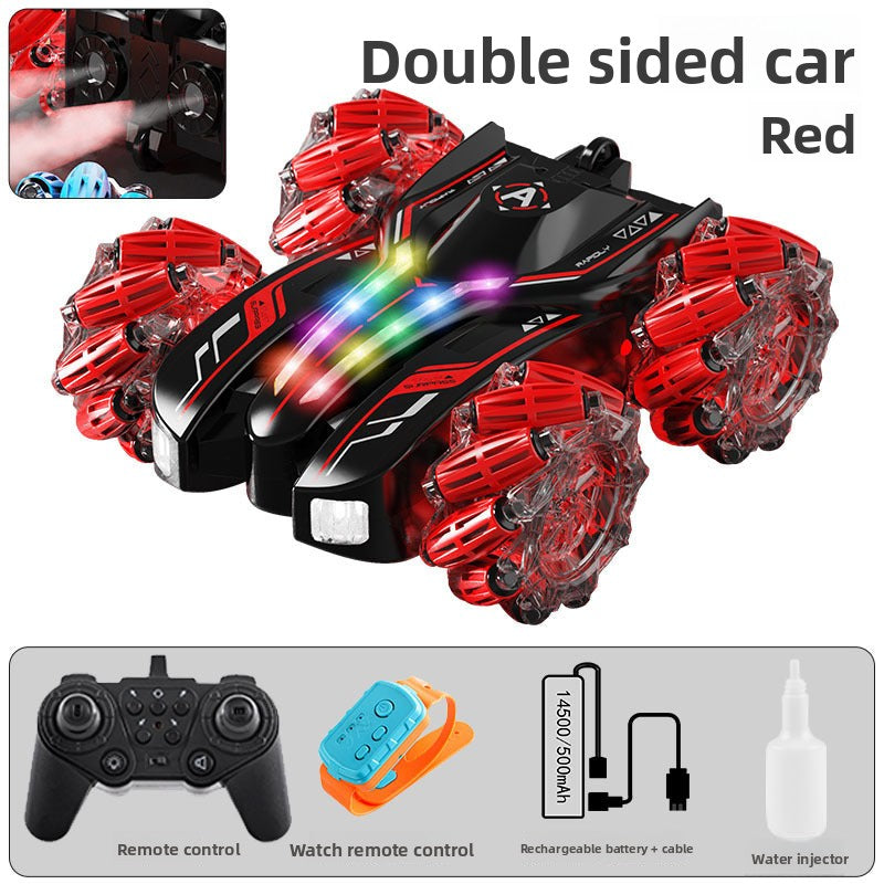 Double-Sided Stunt Drift Light Remote Control Car, Children's 4WD Off-Road Vehicle, 2.4G Remote Control Electric Stunt Toy